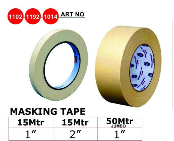 Masking Tapes - 1 inch Jumbo - Image 2